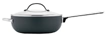 Anolon Professional Hard Anodised Covered Chefs Pan with Helper Handle, 26 cm
