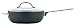Meyer Anolon Professional Hard Anodised Covered Chef's Pan with Glass Lid, Helper Handle & DuPont Autograph Non-stick coating, 26 cm