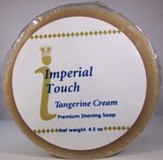 Imperial Touch Tangerine Cream Premium Shaving Soap 4 oz.