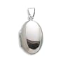 Sterling Silver Small Oval Polished Locket