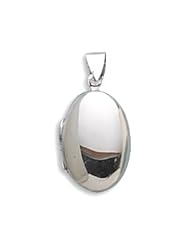 CleverSilvers Small Oval Polished Locket