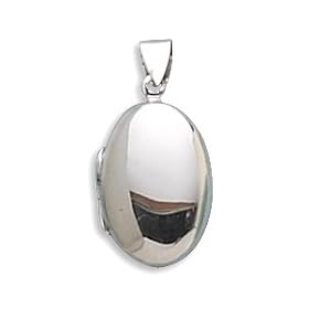 Small Oval Polished Locket