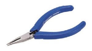 Tec-Cut Long Nose Plier, Sub-mini, Smooth Jaw, 4 1/8"