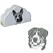 Greater Swiss Mountain Dog Napkin Holder, Porcelain by Rosalinde