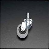 ESCO (エスコ)75mm キャスター(自在金具・差込型)EA986GE-75