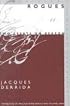 Rogues: Two Essays on Reason (Meridian: Crossing Aesthetics)