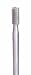 BURS CYLINDER SQUARE CROSS CUT #21 ISO 009 .90MM DIAMETER PACKAGE OF 6