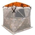 Yukon Tracks Blaze Orange Camo Hub Blind cover
