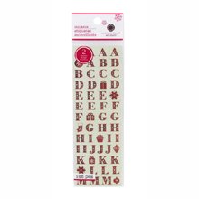 Scandinavian Small Alphabet Stickers