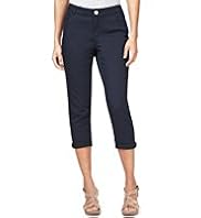 Indigo Collection Cotton Rich Cropped Denim Jeggings