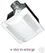 Panasonic FV-08VQL4 WhisperLite Vent Fan 80 CFM:25.2 WATTS 3.2CFM/WATTS: 1.0 SONES (INCLUDES 2 COMPACT FLUORESCENT LAMPS)