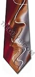 Volcano by Jerry Garcia neckties rust silk ties