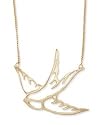 Gold Toned Bird Necklace
