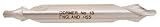 #11 Size BRUBAKER TOOL 118° w/60° Protected Form H.S.S. Combined Drill & Countersink