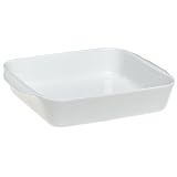 Pillivuyt Porcelain 9 Inch Square Chop Dish,