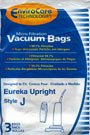 Generic Eureka Style J Vacuum Cleaner Bags 3 pk. Made to Fit Eureka Part 61515