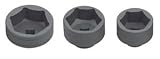 Oil Filter Wrench Canister Socket Set - 27mm, 32mm, 36mm