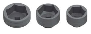 Oil Filter Wrench Canister Socket Set - 27mm, 32mm, 36mm