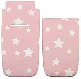 : Pink / White Star - Nokia 6061 Faceplate Cell Phone Cover