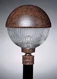 3057 Outdoor Lighting Post Fixture in Rust