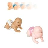 Baby wind up toy Wiggle Tots Windup Crawling Baby Gift Cake Topper Novelty