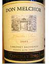 Concha Y Toro Don Melchor 2003 Cabernet Sauvignon