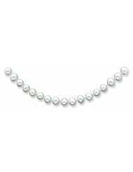 14k 6-6.5mm White Freshwater Onion Cultured Pearl Necklace