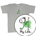 My Life – Golf Boy Short Sleeve T-Shirt-Youth – Shirts