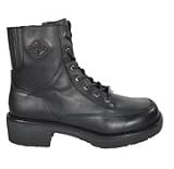 Harley-Davidson Women's 8 'Marla' Lace-up Motorcycle Boots - Black
