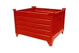 All Welded Steel Container - Red