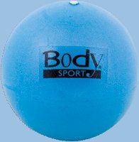 Bodysport Mini Fusion Exercise Ball 7.5-10 Inch Mini Fitness Ball (No Pump needed - Inflates Easily with Included Straw)