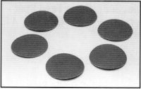 6PK PADS ABRASIVE 120 GRIT F/ 8750 SWIRL FINISHER