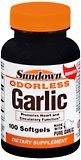 Garlic 300 mg Softgels Odorless, by Sundown - 100 Softgels (3 pack)