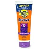 Banana Boat Sport Sunblock Lotion, SPF 15, 8 Fluid Ounces (Pack of 3)