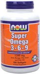 Super Omega 3-6-9 by NOW Foods - Natural Foods (180 Softgels)