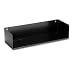 Buddy Products 1121-4 One-tier recycled steel book rack without dividers, black
