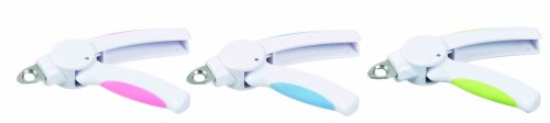 Bamboo Small Dog Guillotine Nail Trimmer with Styptic and File (Colors Vary)