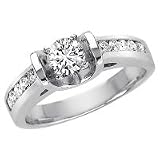 14kt. White Gold, 1 ct. tw. Diamond Unity Ring