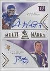 2008 SP Rookie Threads Multi Marks Dual #MMD50 - Andre Woodson/John David Booty/199