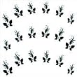 Joby Nail Sticker Jewels on Black Design - JW-07