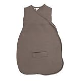Cocooi Newborn Sleep Bag, Dark Natural, Natural Merino Sleep Sack For Newborn Babies