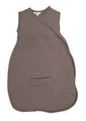 Cocooi Newborn Sleep Bag, Dark Natural, Natural Merino Sleep Sack For Newborn Babies