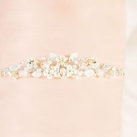 Click here to buy White & Rum Pearl Floral Tiara by SHOPZEUS.