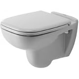Duravit D40016 Wall Mounted Toilet Set, White