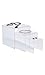 Square Nesting Clear Acrylic Display Risers - 3â€, 4â€, 5â€ Square - Set of 3