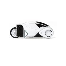 Dane-Elec TR-Z08GLWPTP-C TRON Kevin Flynn White Cycle 8 GB USB 2.0 Flash Drive - Collectors Limited Edition (White)