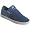 Navy Blue/Dark Grey : Suede/Canvas