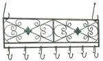 Review Old Dutch International 100VG / Old Dutch International 36 Inch x 10 Inch Verdigris Flat Pot Rack with 6 Hooks, RM