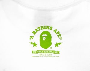 Size【L】A BATHING APE(エイプ) MILO(マイロ) マルチロゴマイロ＆リサT 白【白】【新品】