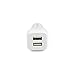 KabelDirekt 4.8A / 24W 2 Port High Speed Car Charger with IDD Technology (Intelligent Device Detection) for Apple, Samsung, Android, iOS devices and a lot more - 12-18V - white - TOP Series